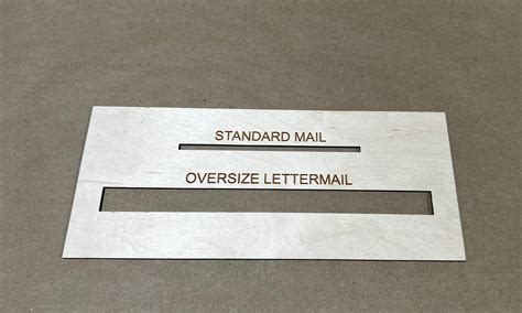 lettermail dimensions